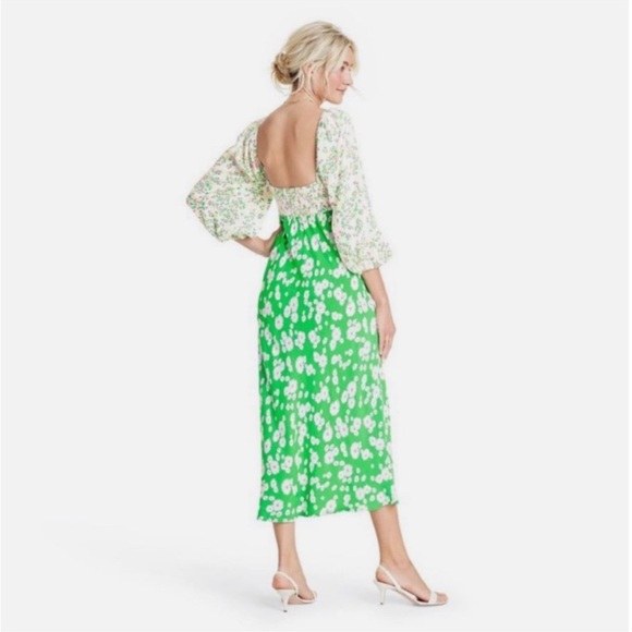 RIXO Green Floral Maxi Dress - Picture 2 of 3